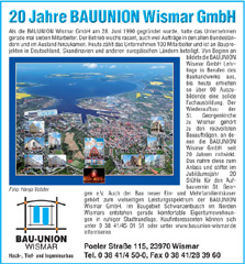 20 Jahre BAUUNION Wismar GmbH